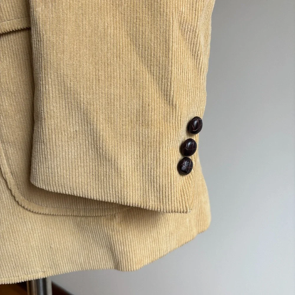 Montgomery Ward Corduroy Blazer Vintage Sport Coat Jacket Sz 38 M Made‎ in Japan